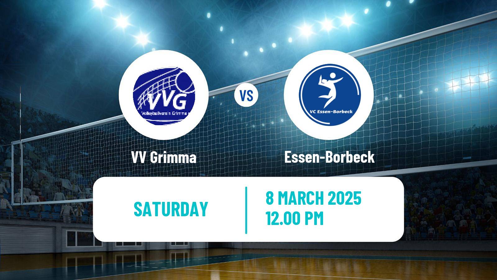 Volleyball German 2 Bundesliga Pro Volleyball Women Grimma - Essen-Borbeck