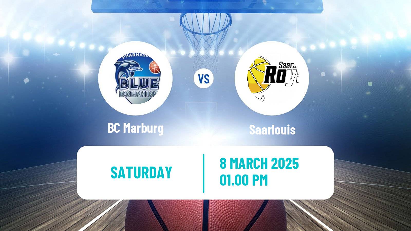 Basketball German DBBL Marburg - Saarlouis