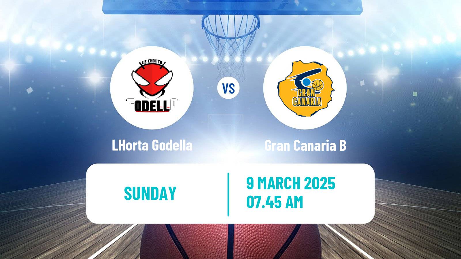 Basketball Spanish LEB Plata LHorta Godella - Gran Canaria B