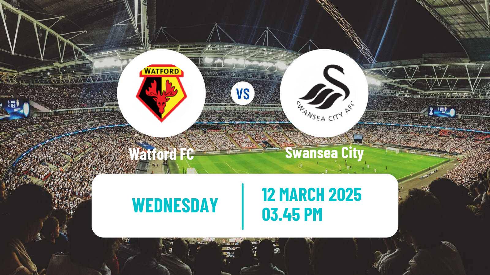 Soccer English League Championship Watford - Swansea City