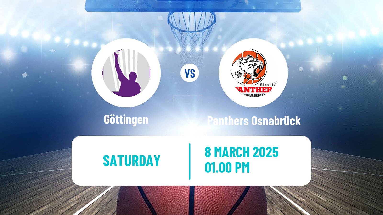 Basketball German DBBL Göttingen - Panthers Osnabrück