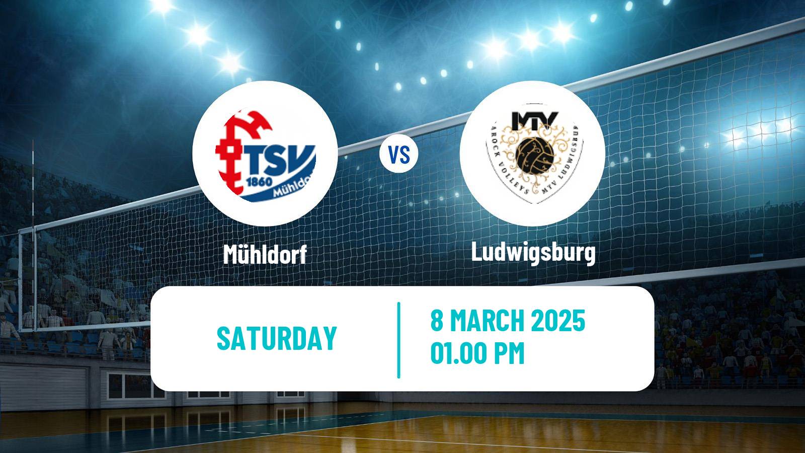 Volleyball German 2 Bundesliga South Volleyball Mühldorf - Ludwigsburg