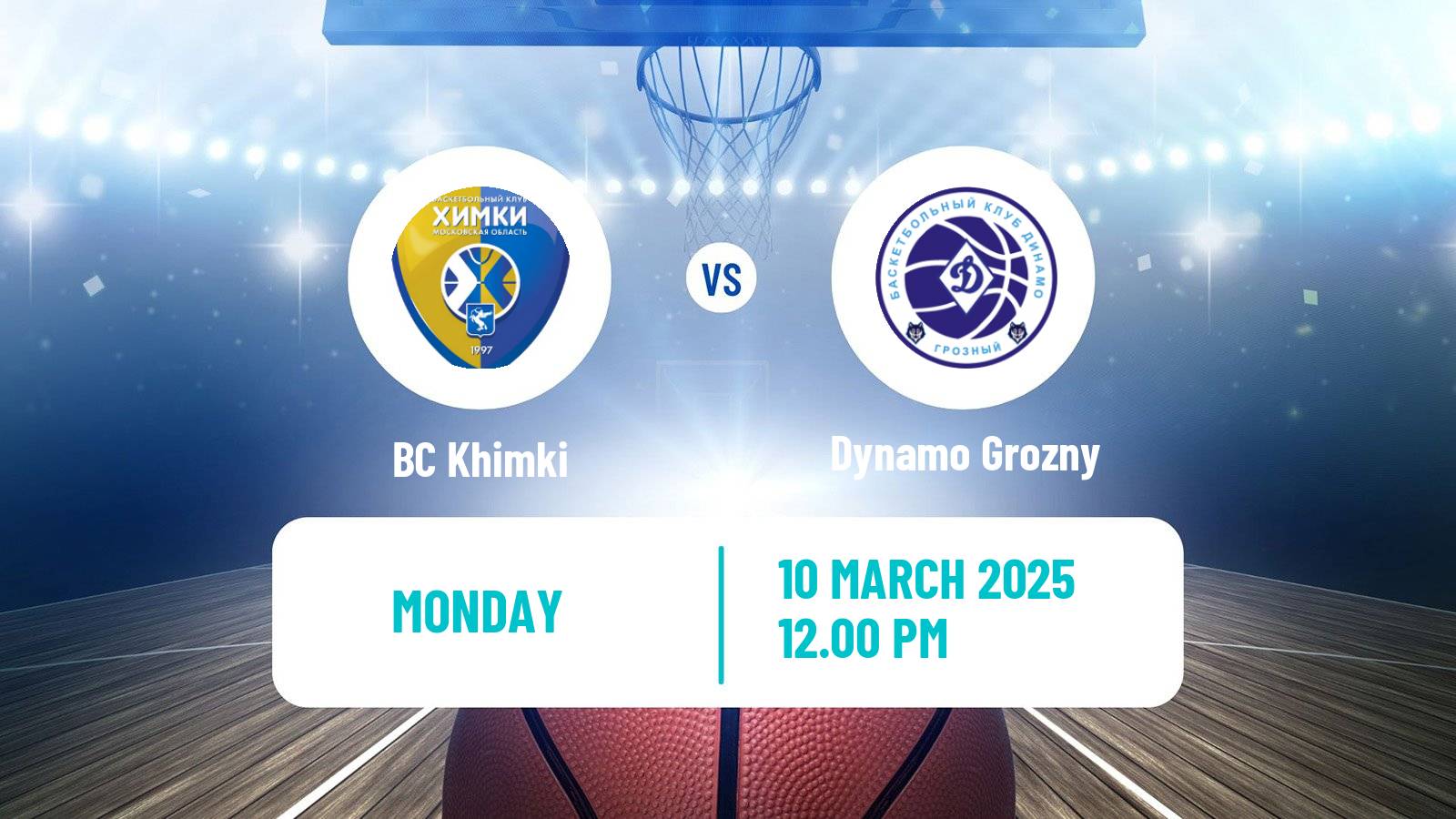 Basketball Russian Super League Basketball BC Khimki - Dynamo Grozny