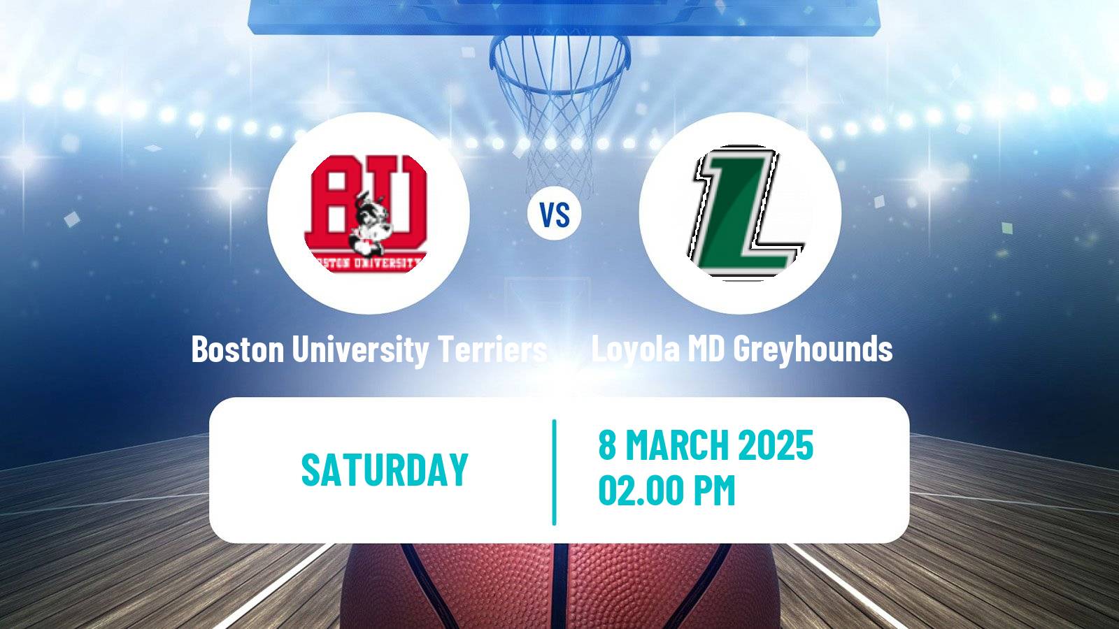 Basketball NCAA College Basketball Women Boston University Terriers - Loyola MD Greyhounds