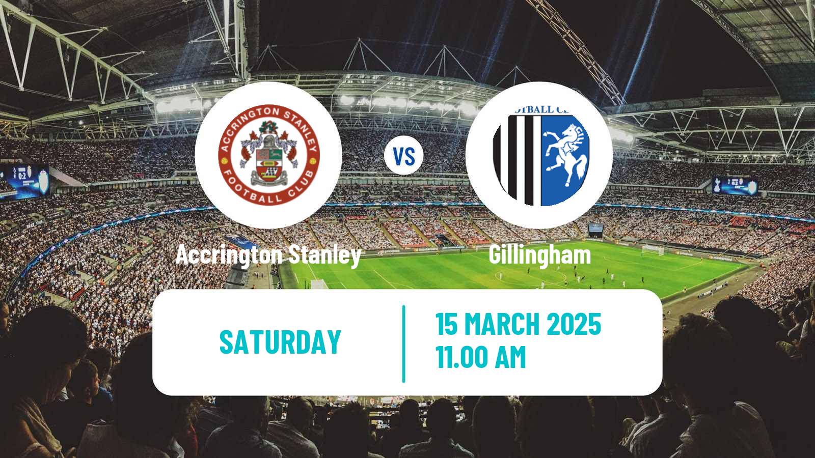 Soccer English League Two Accrington Stanley - Gillingham