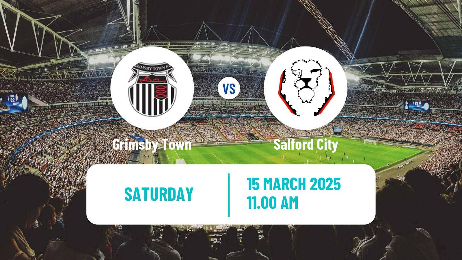 Soccer English League Two Grimsby Town - Salford City