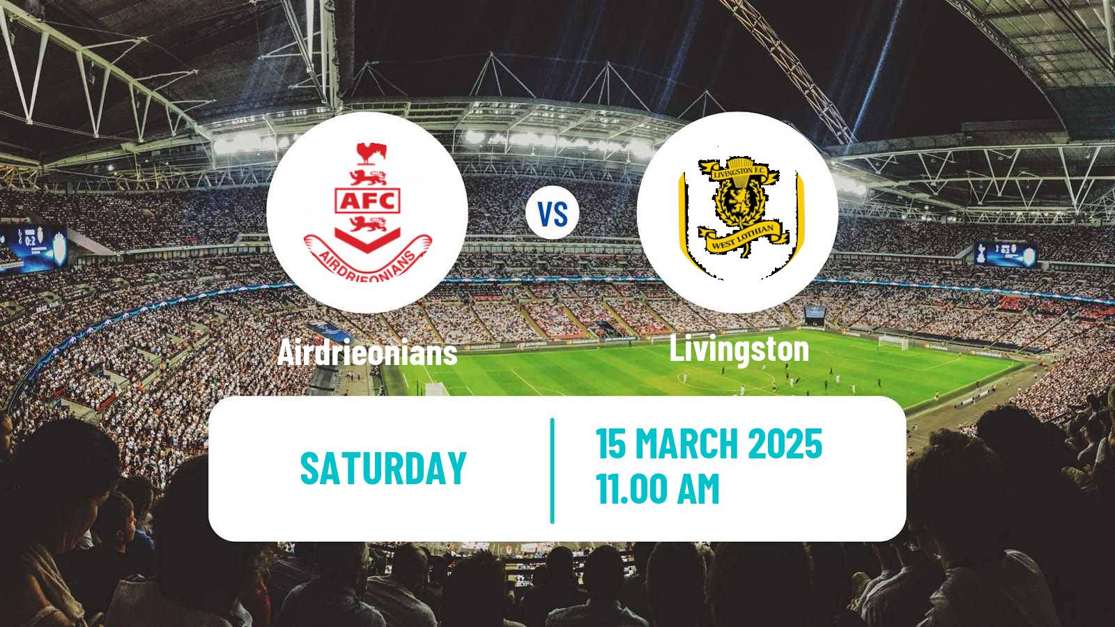 Soccer Scottish Football Championship Airdrieonians - Livingston