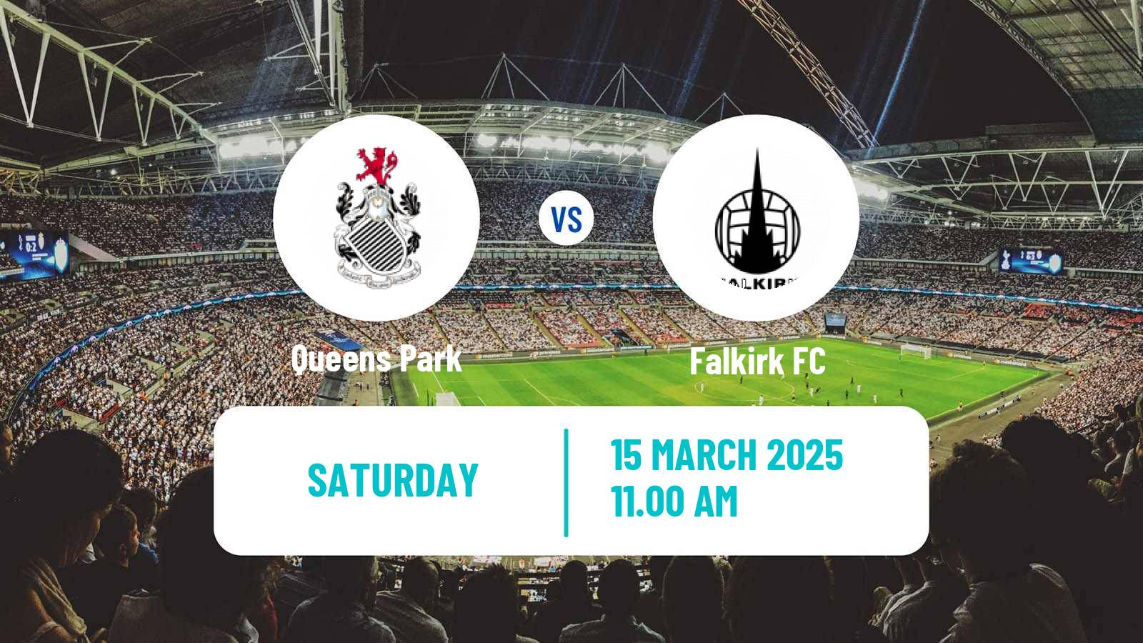 Soccer Scottish Football Championship Queens Park - Falkirk