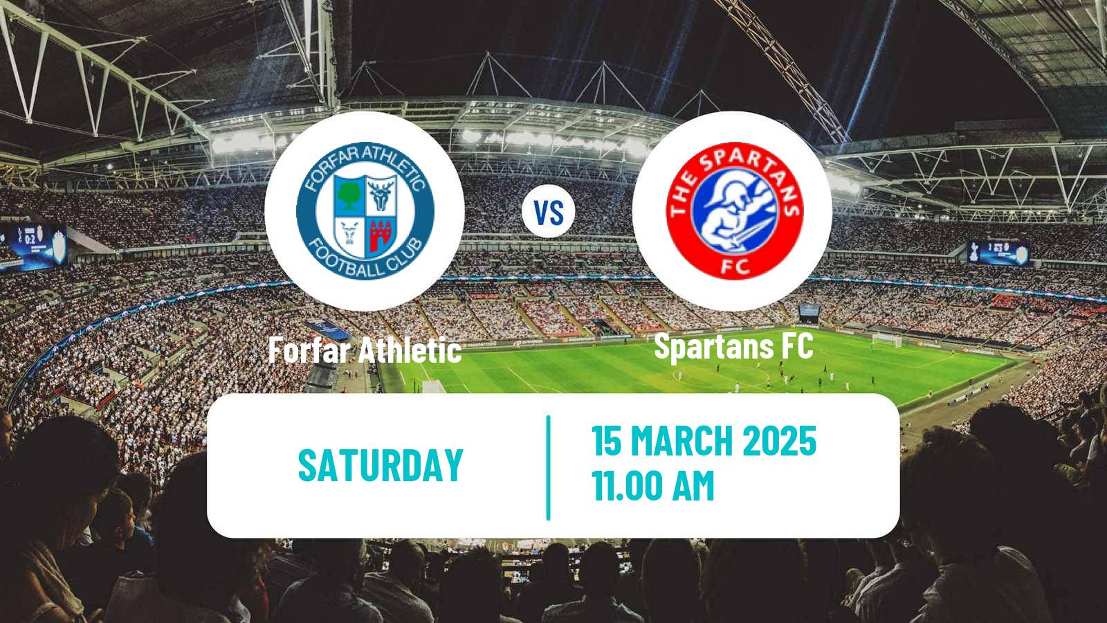 Soccer Scottish League Two Forfar Athletic - Spartans