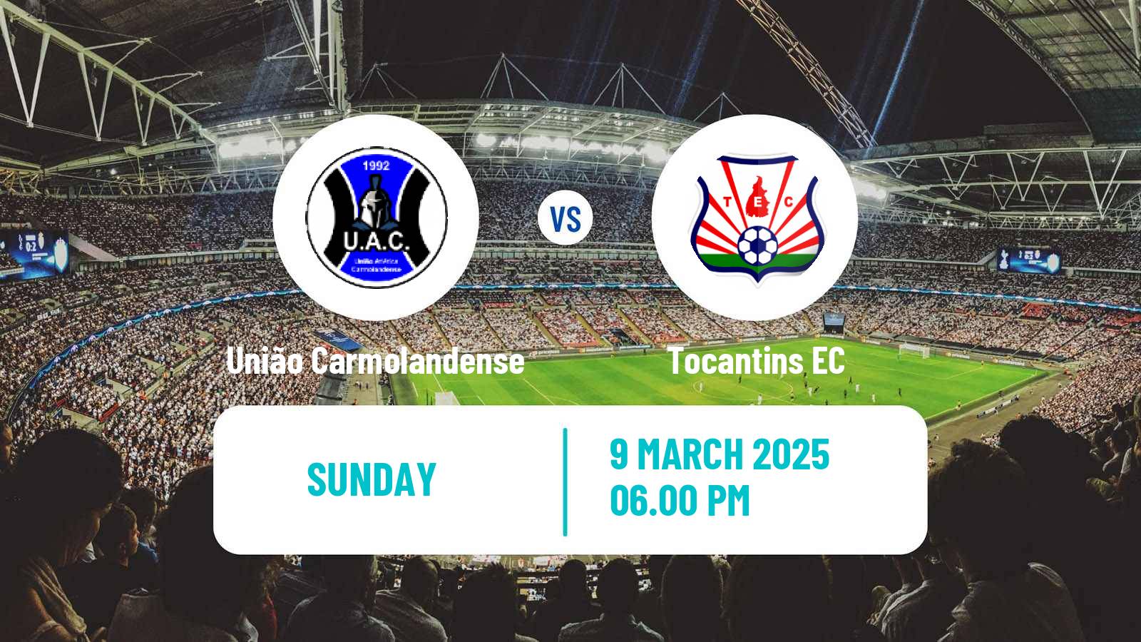 Soccer Brazilian Campeonato Tocantinense União Carmolandense - Tocantins