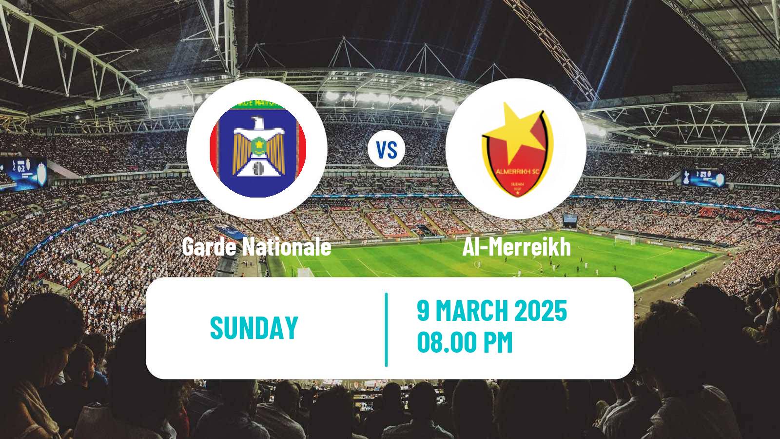 Soccer Mauritania Ligue 1 Garde Nationale - Al-Merreikh