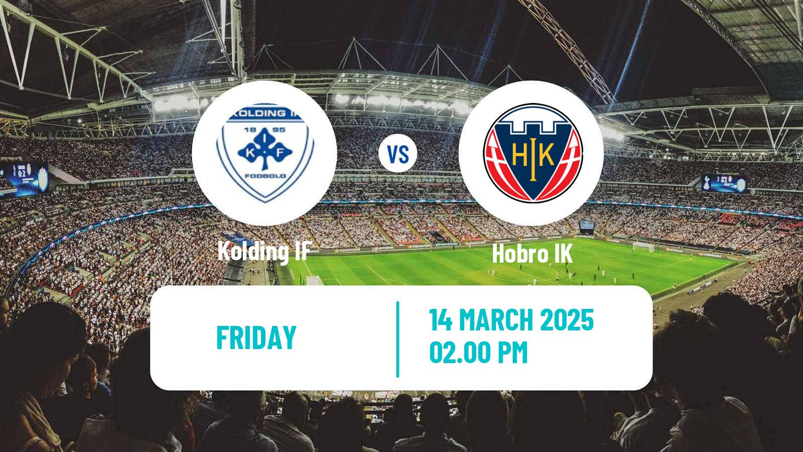 Soccer Danish 1 Division Kolding IF - Hobro