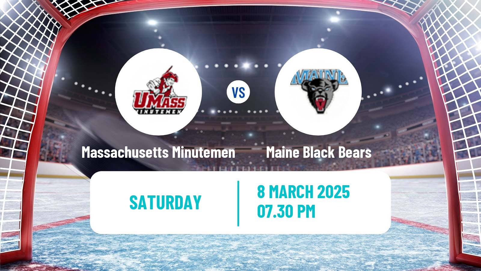 Hockey NCAA Hockey Massachusetts Minutemen - Maine Black Bears