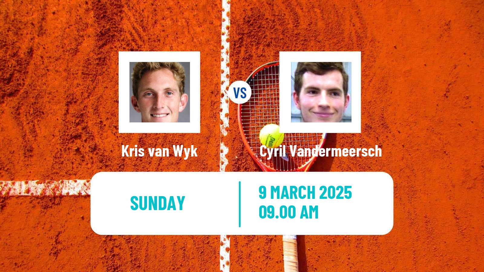 Tennis Cherbourg Challenger Men Kris van Wyk - Cyril Vandermeersch