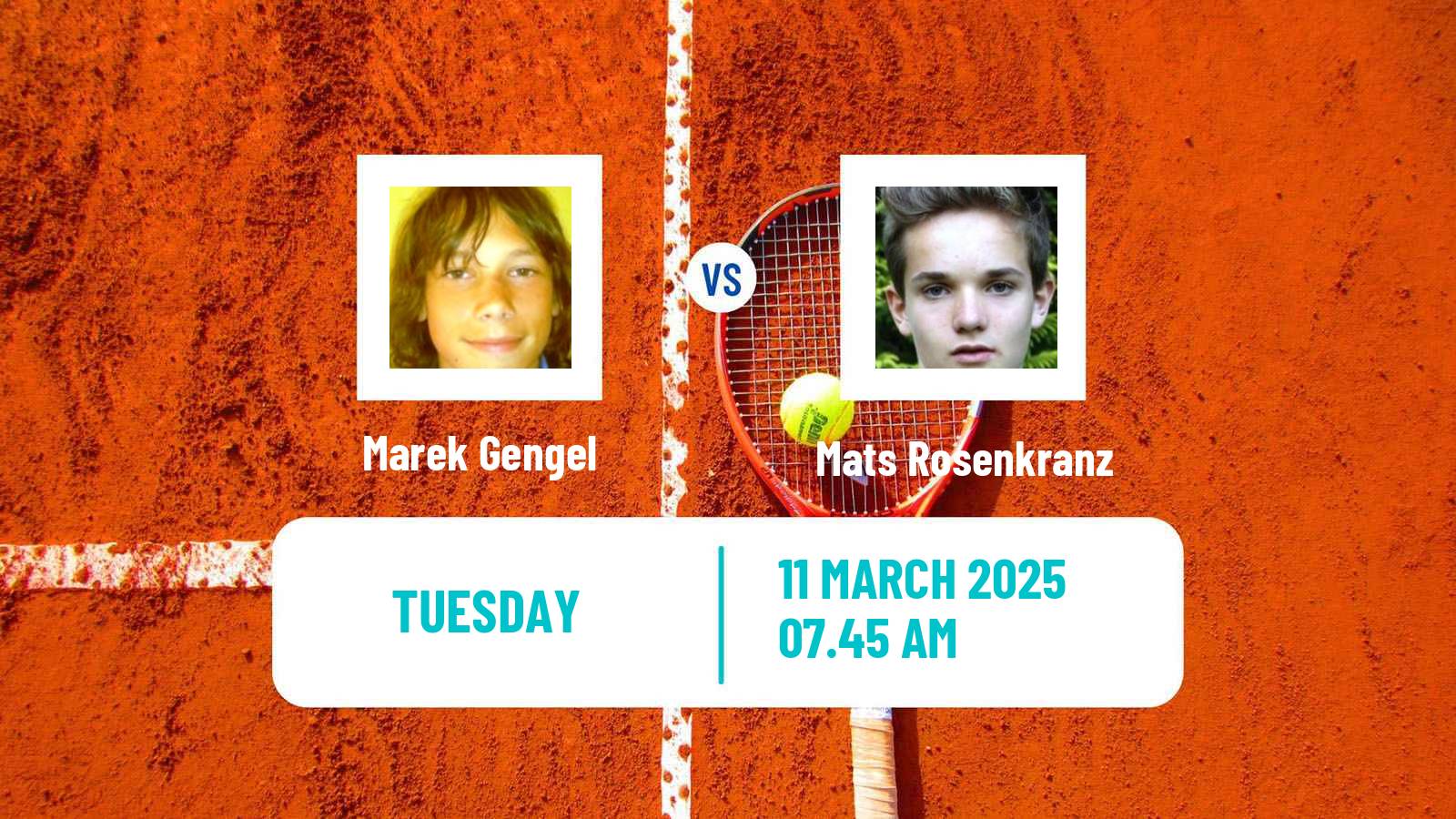 Tennis Hersonissos 2 Challenger Men Marek Gengel - Mats Rosenkranz