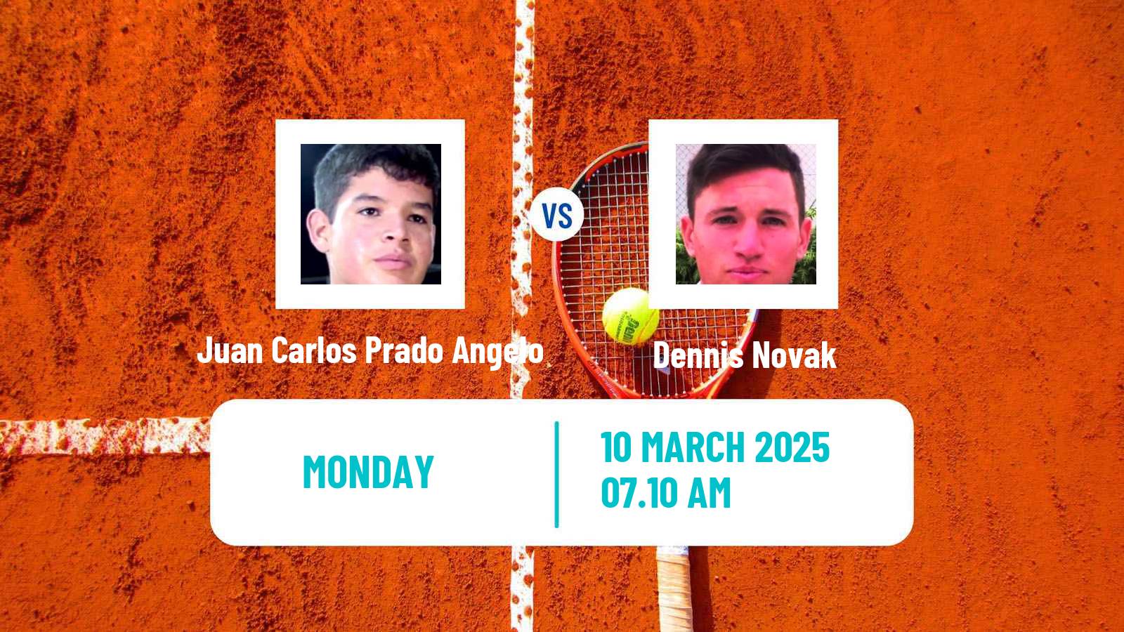 Tennis Hersonissos 2 Challenger Men Juan Carlos Prado Angelo - Dennis Novak