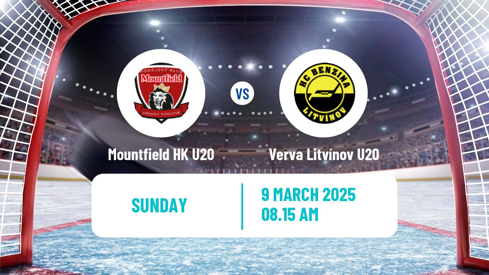 Hockey Czech ELJ Mountfield HK U20 - Verva Litvínov U20