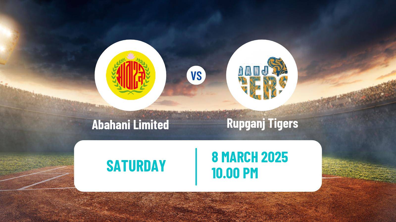 Cricket Bangladesh Dhaka Premier League Abahani Limited - Rupganj Tigers