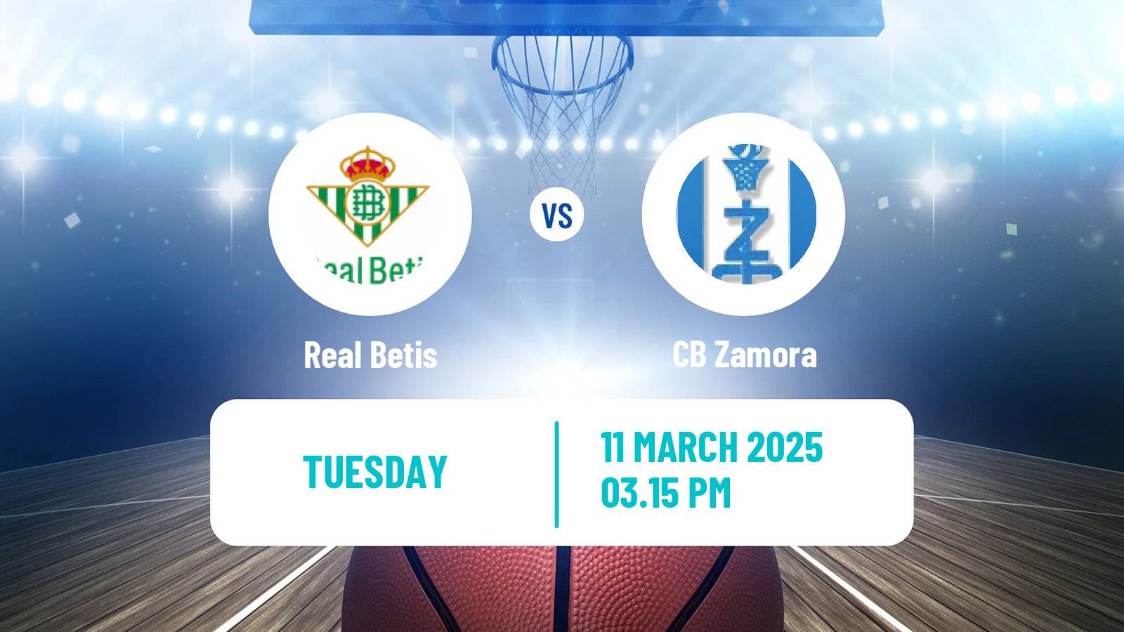 Basketball Spanish LEB Oro Real Betis - Zamora