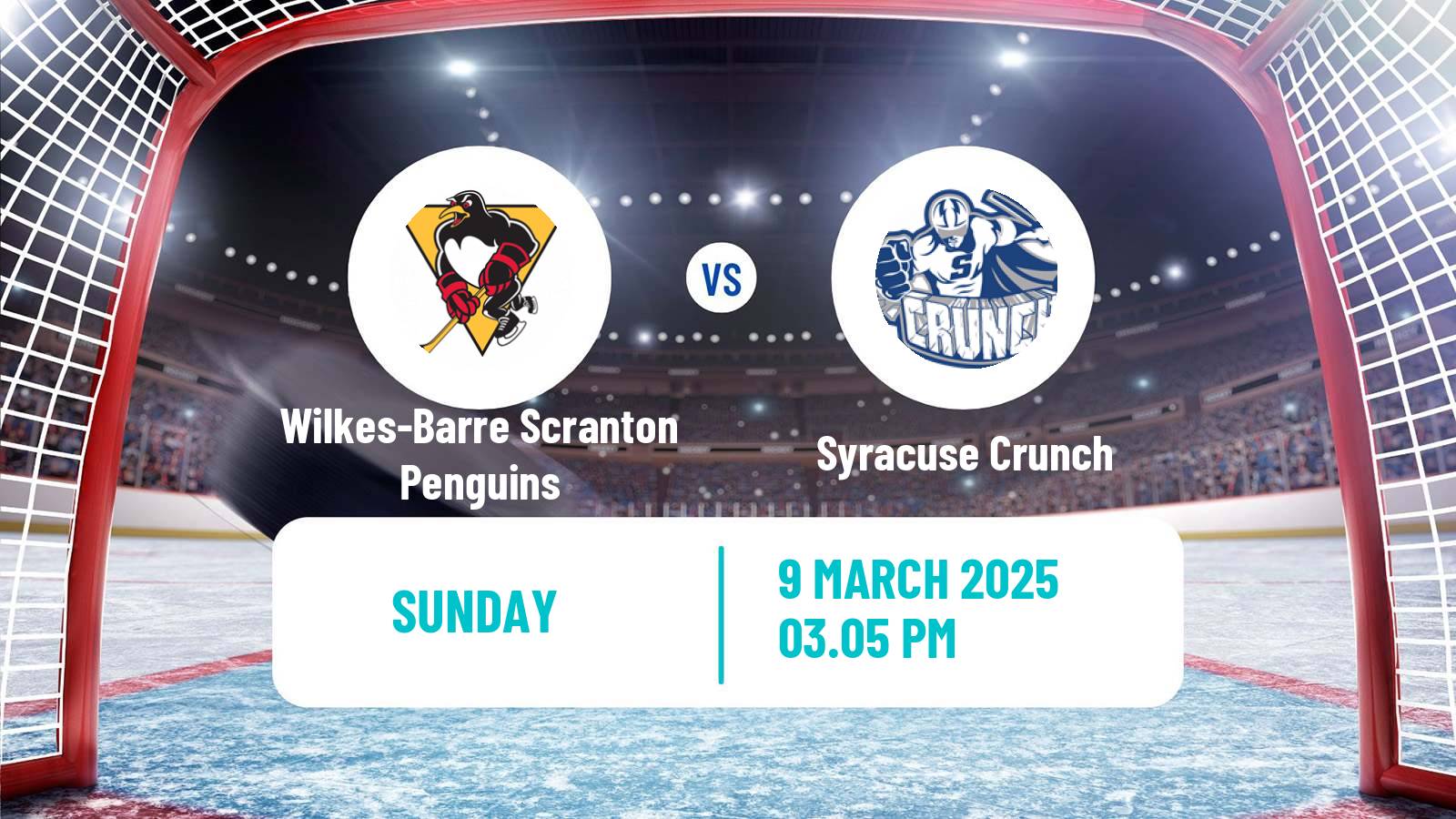 Hockey AHL Wilkes-Barre Scranton Penguins - Syracuse Crunch