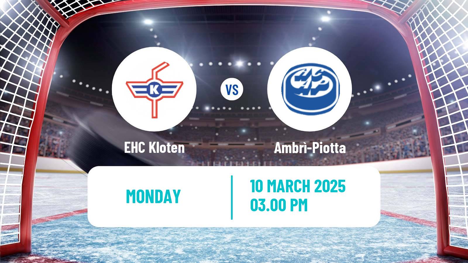 Hockey Swiss National League Hockey EHC Kloten - Ambrì-Piotta