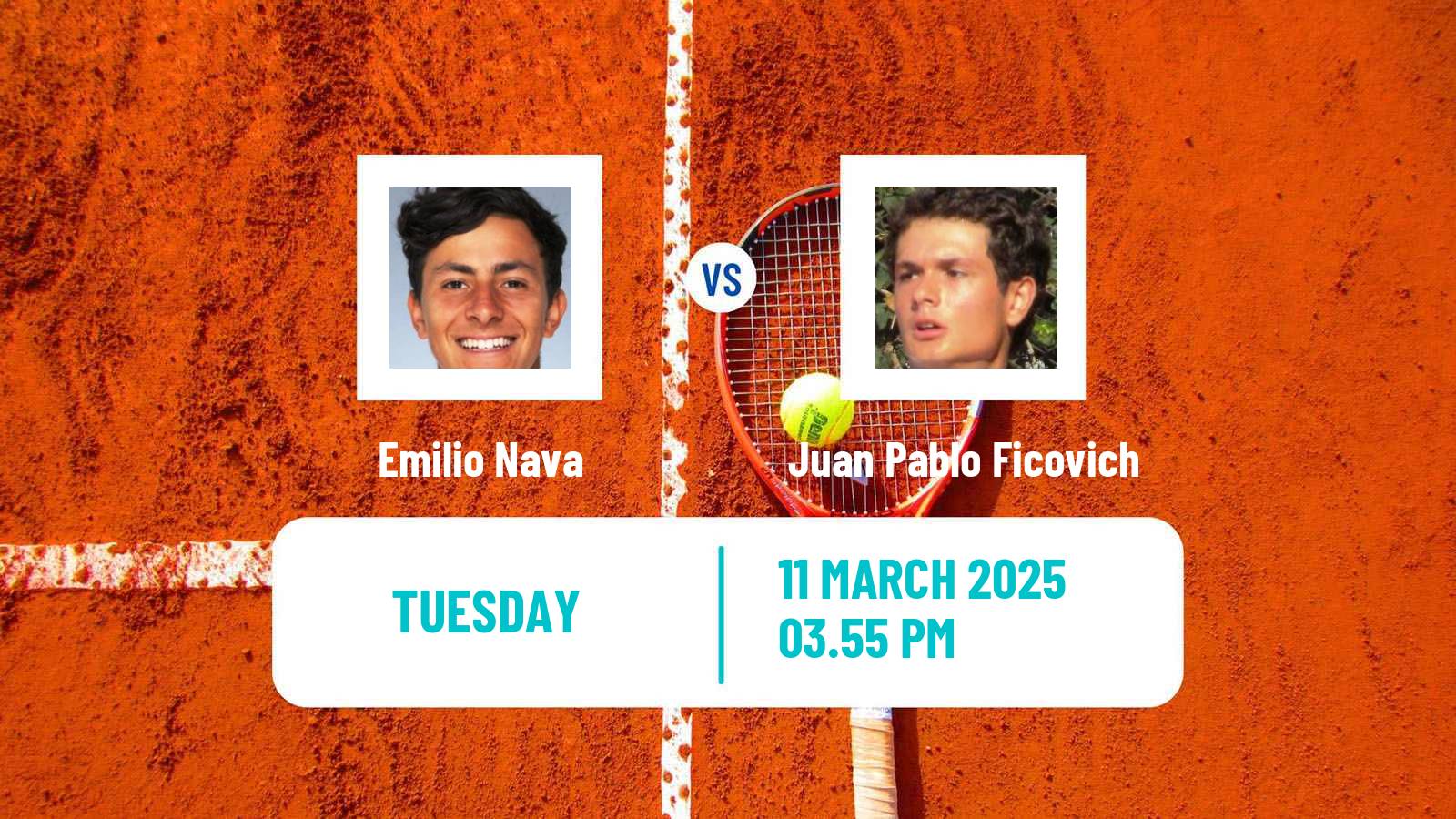 Tennis Santiago Challenger Men Emilio Nava - Juan Pablo Ficovich