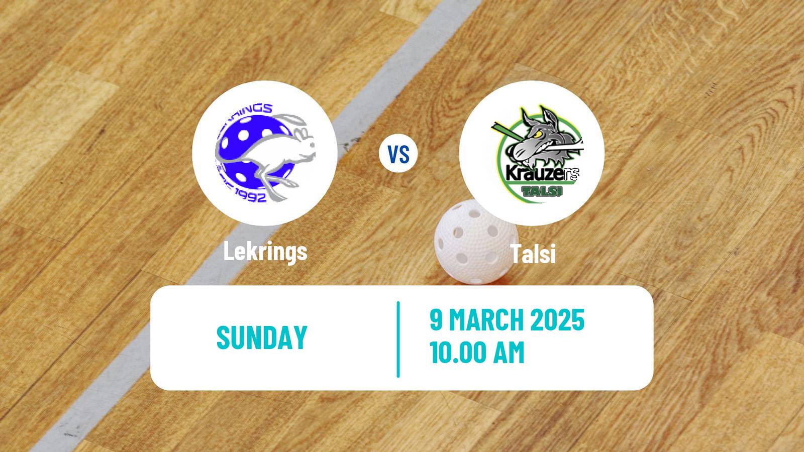 Floorball Latvian Elvi Liga Lekrings - Talsi