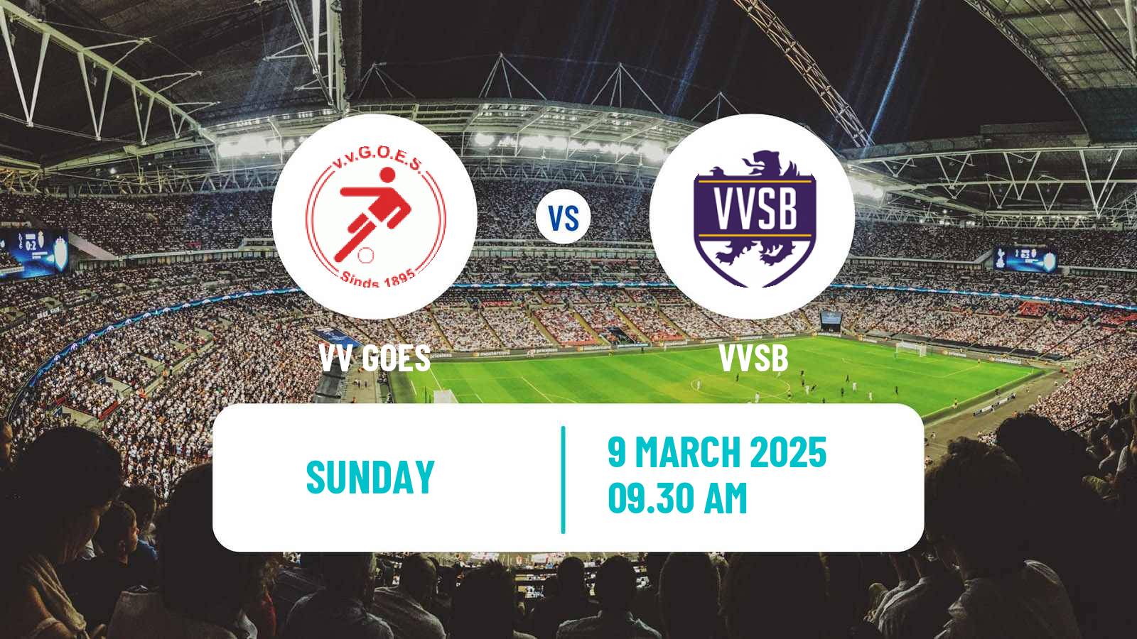 Soccer Dutch Derde Divisie GOES - VVSB