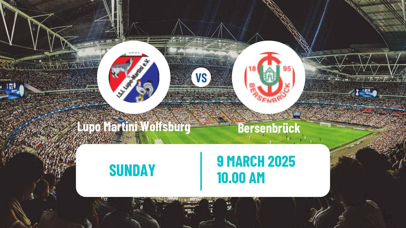 Soccer German Oberliga Niedersachsen Lupo Martini Wolfsburg - Bersenbrück