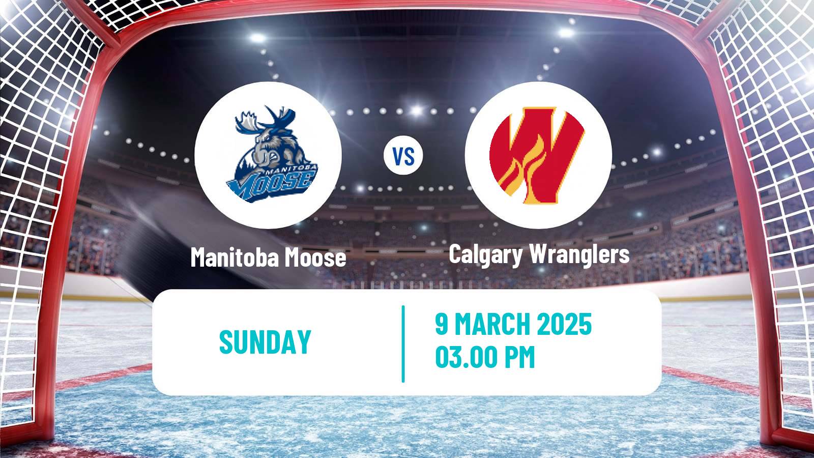 Hockey AHL Manitoba Moose - Calgary Wranglers