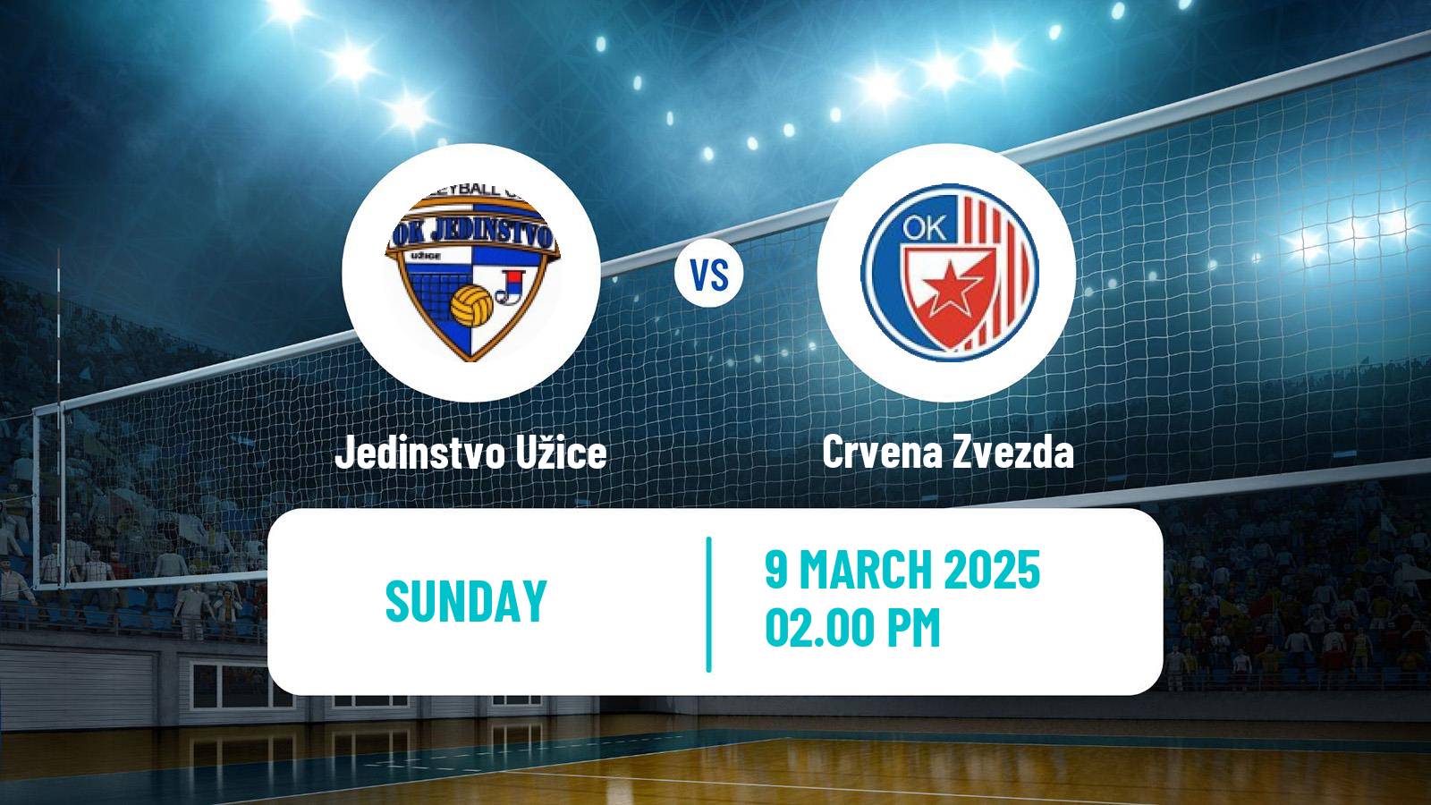Volleyball Serbian Liga Volleyball Women Jedinstvo Užice - Crvena Zvezda