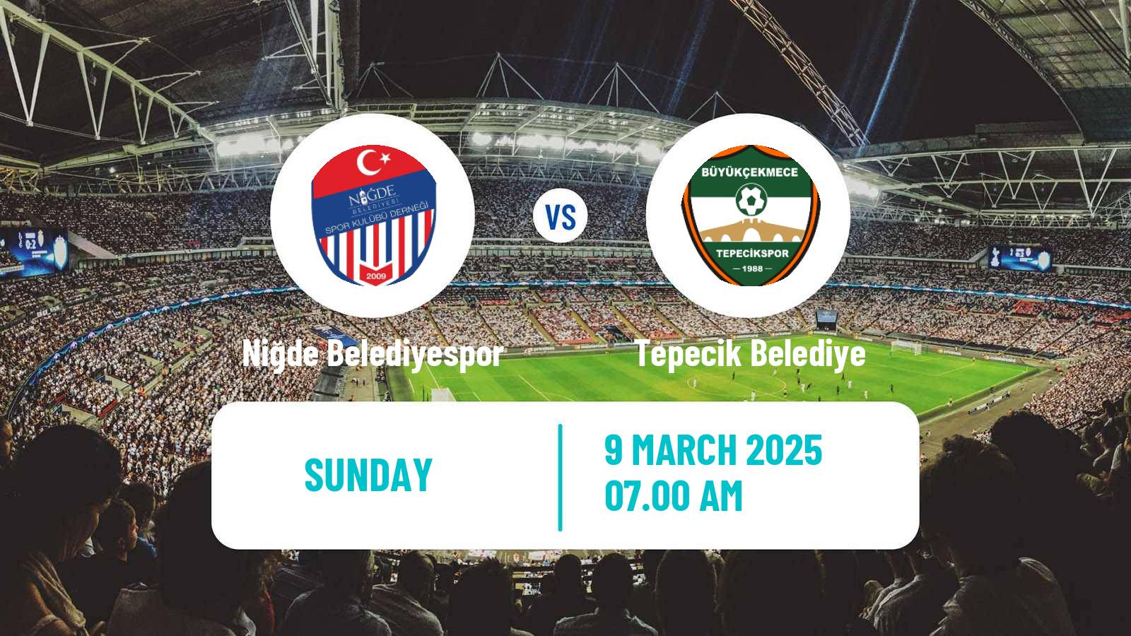 Soccer Turkish 3 Lig Group 4 Niğde Belediyespor - Tepecik Belediye
