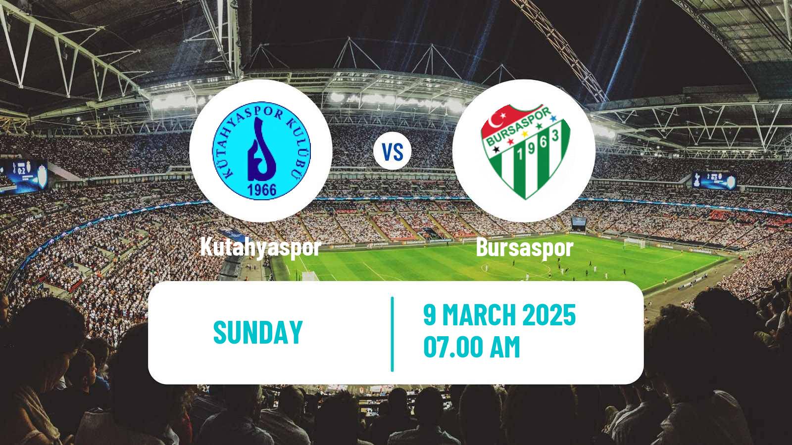 Soccer Turkish 3 Lig Group 1 Kutahyaspor - Bursaspor