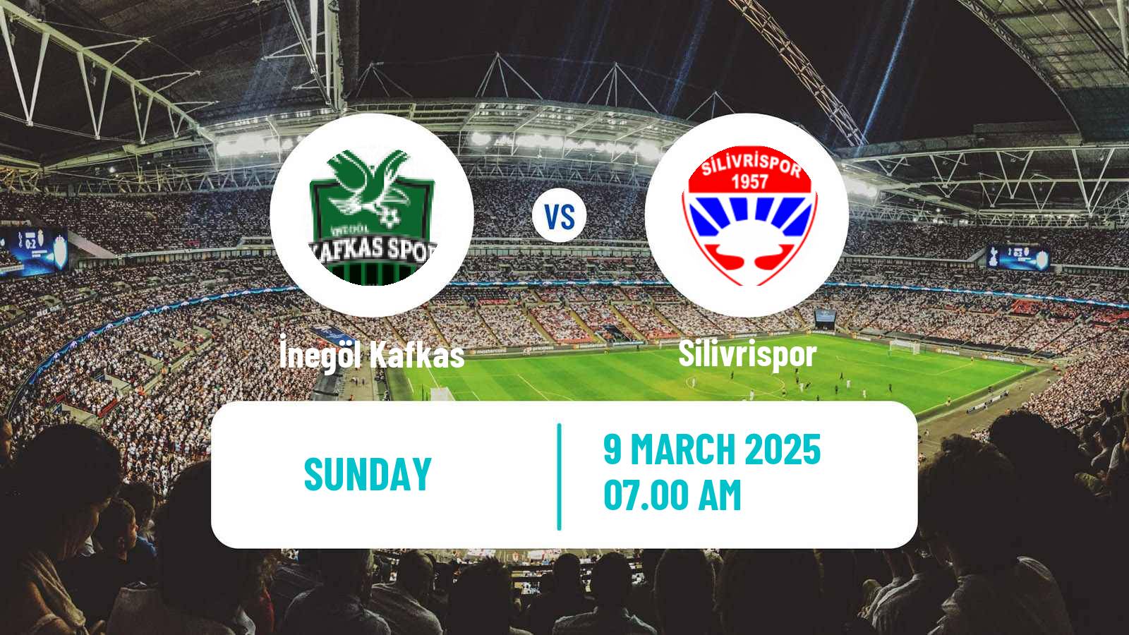 Soccer Turkish 3 Lig Group 2 İnegöl Kafkas - Silivrispor