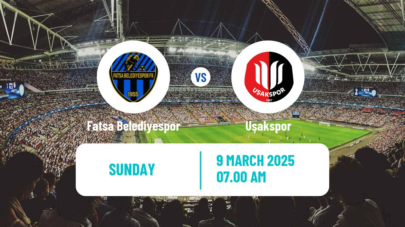 Soccer Turkish 3 Lig Group 2 Fatsa Belediyespor - Uşakspor