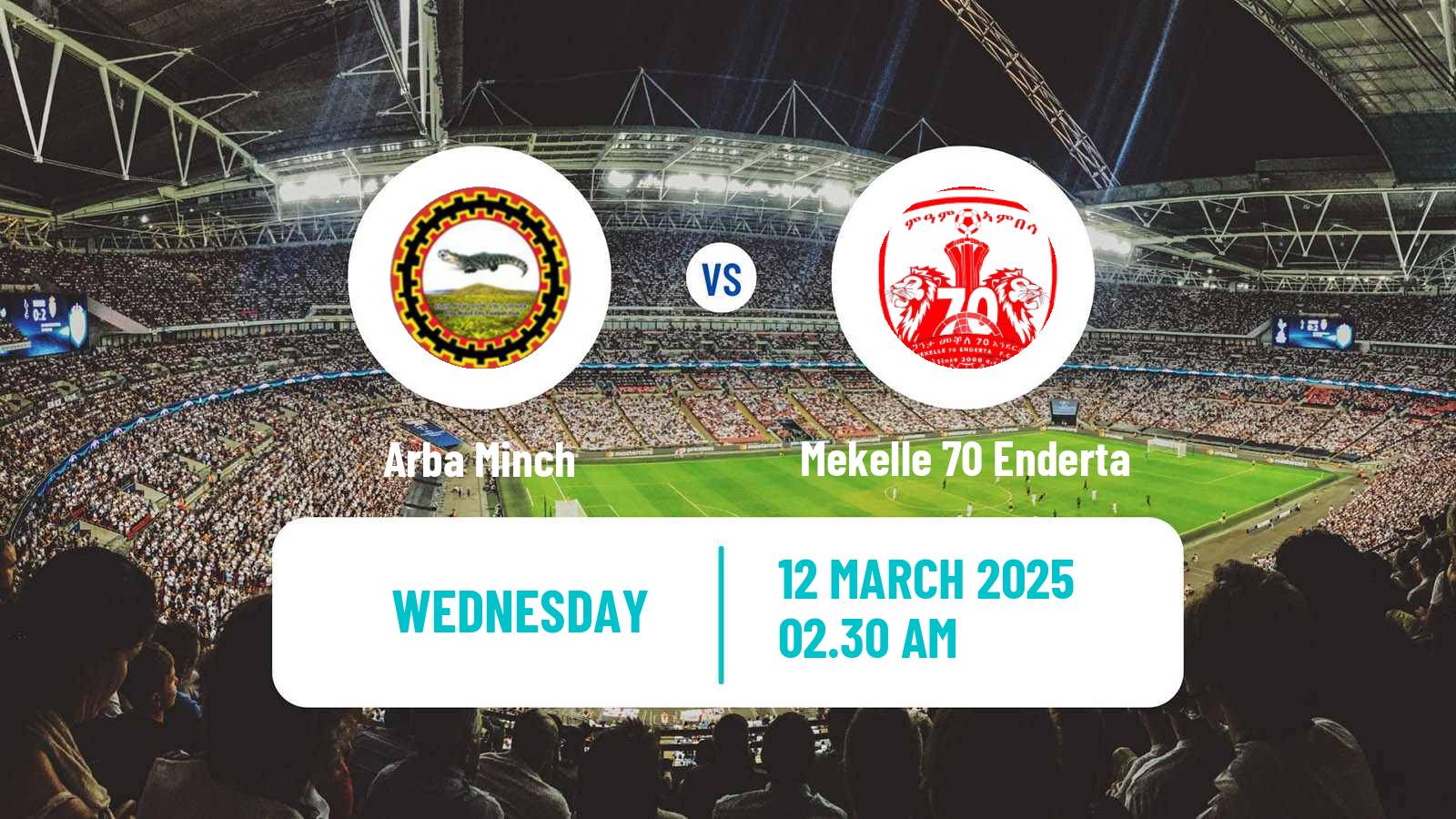 Soccer Ethiopian Premier League Arba Minch - Mekelle 70 Enderta