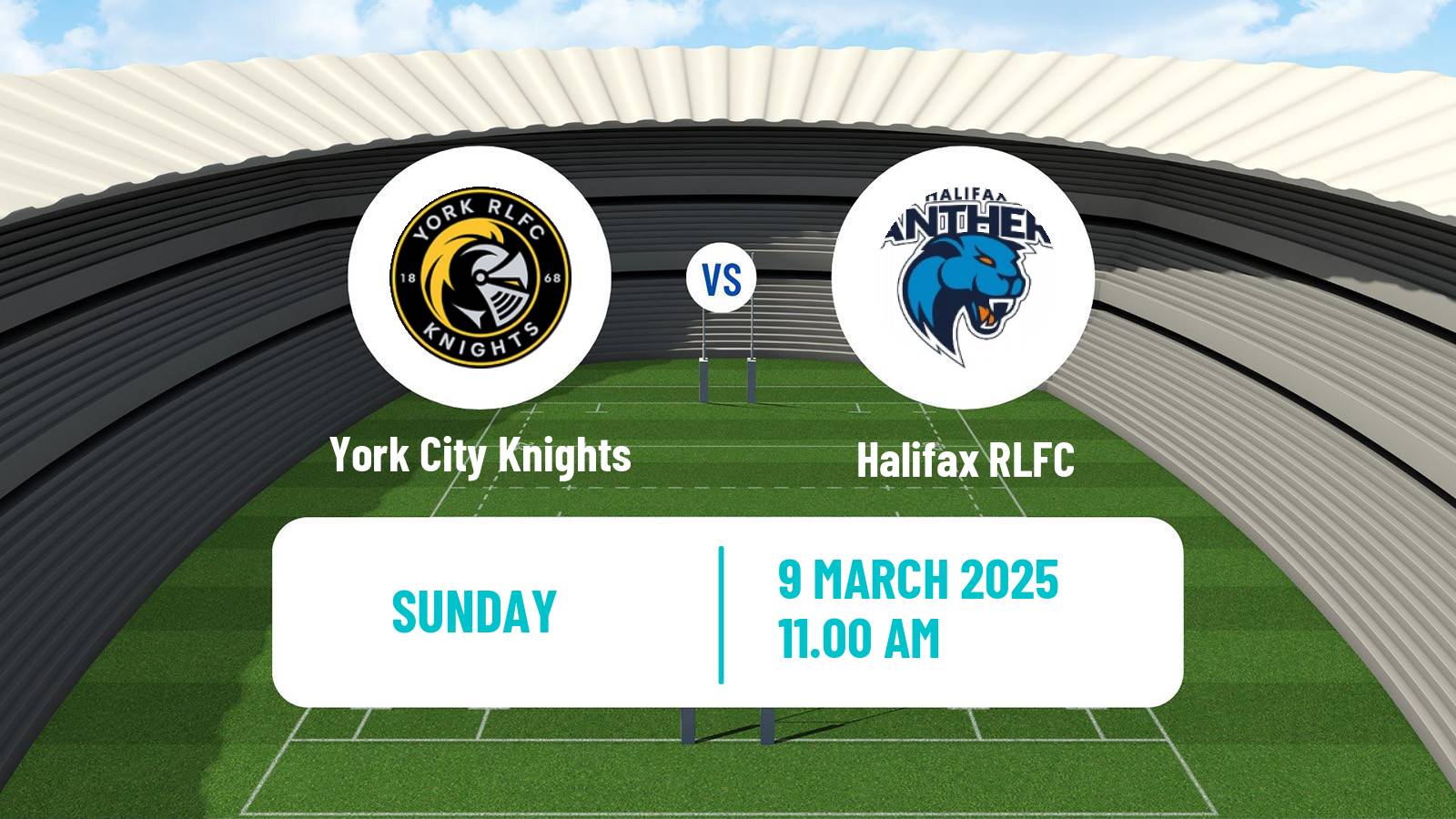 Rugby league English Championship Rugby League York City Knights - Halifax