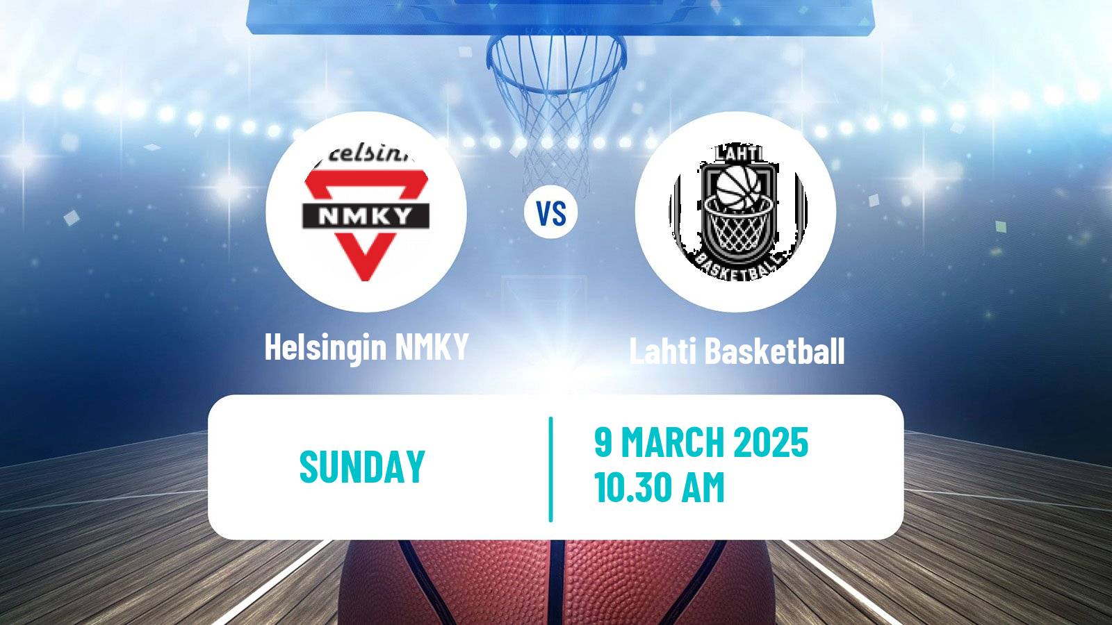 Basketball Finnish I Divisioona A Basketball Helsingin NMKY - Lahti Basketball