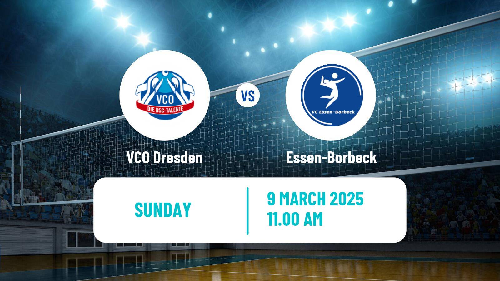 Volleyball German 2 Bundesliga Pro Volleyball Women VCO Dresden - Essen-Borbeck