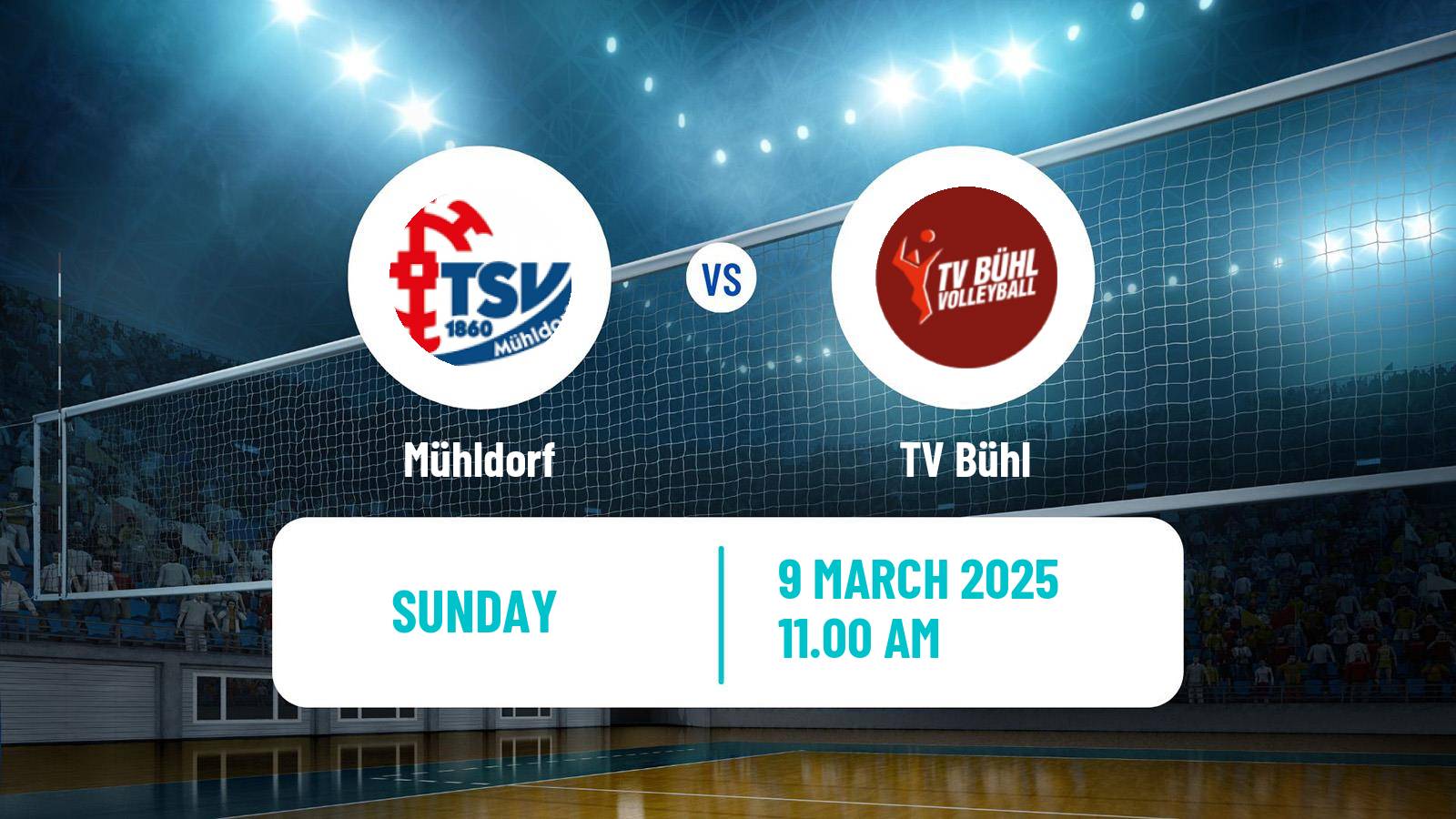 Volleyball German 2 Bundesliga South Volleyball Mühldorf - TV Bühl
