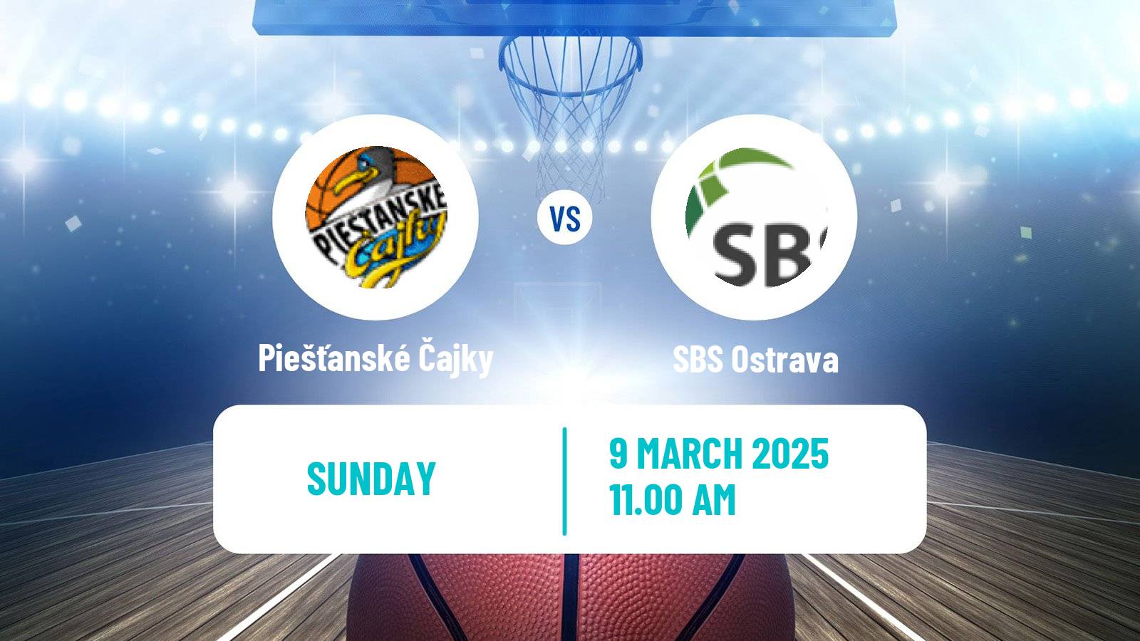 Basketball CEWL Women Piešťanské Čajky - Ostrava