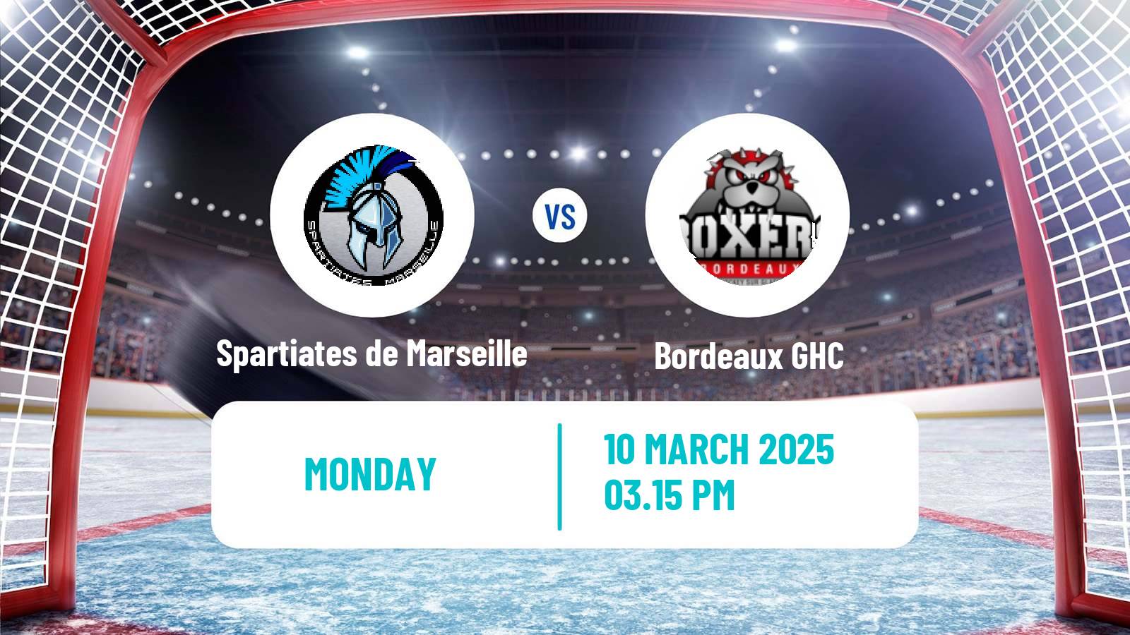 Hockey French Ligue Magnus Spartiates de Marseille - Bordeaux