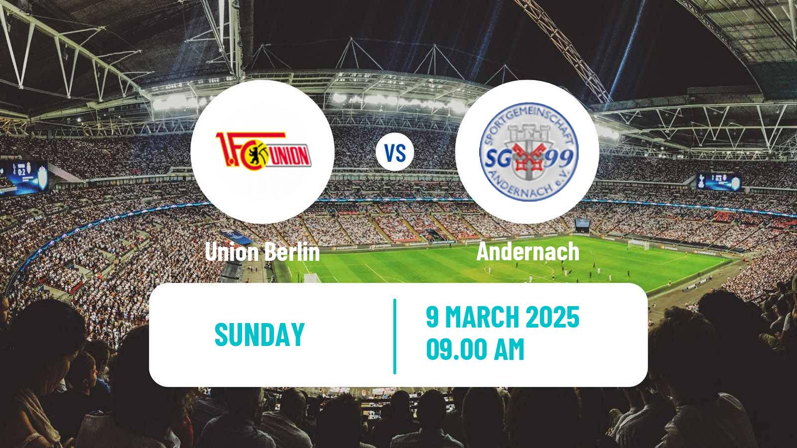Soccer German 2 Bundesliga Women Union Berlin - Andernach