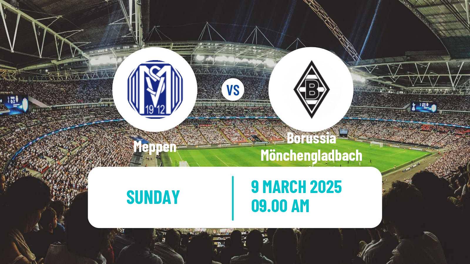Soccer German 2 Bundesliga Women Meppen - Borussia Mönchengladbach