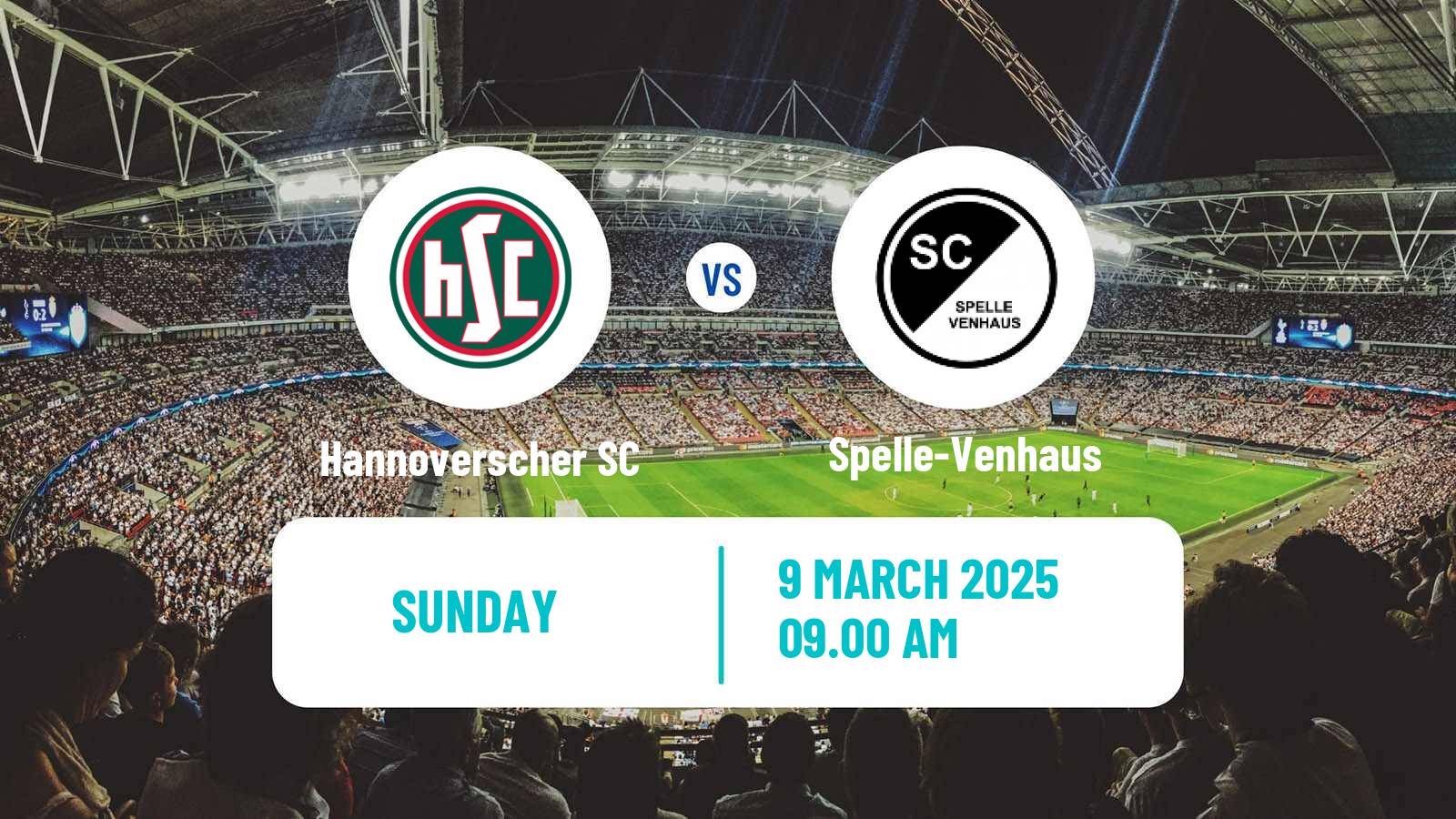 Soccer German Oberliga Niedersachsen Hannoverscher SC - Spelle-Venhaus