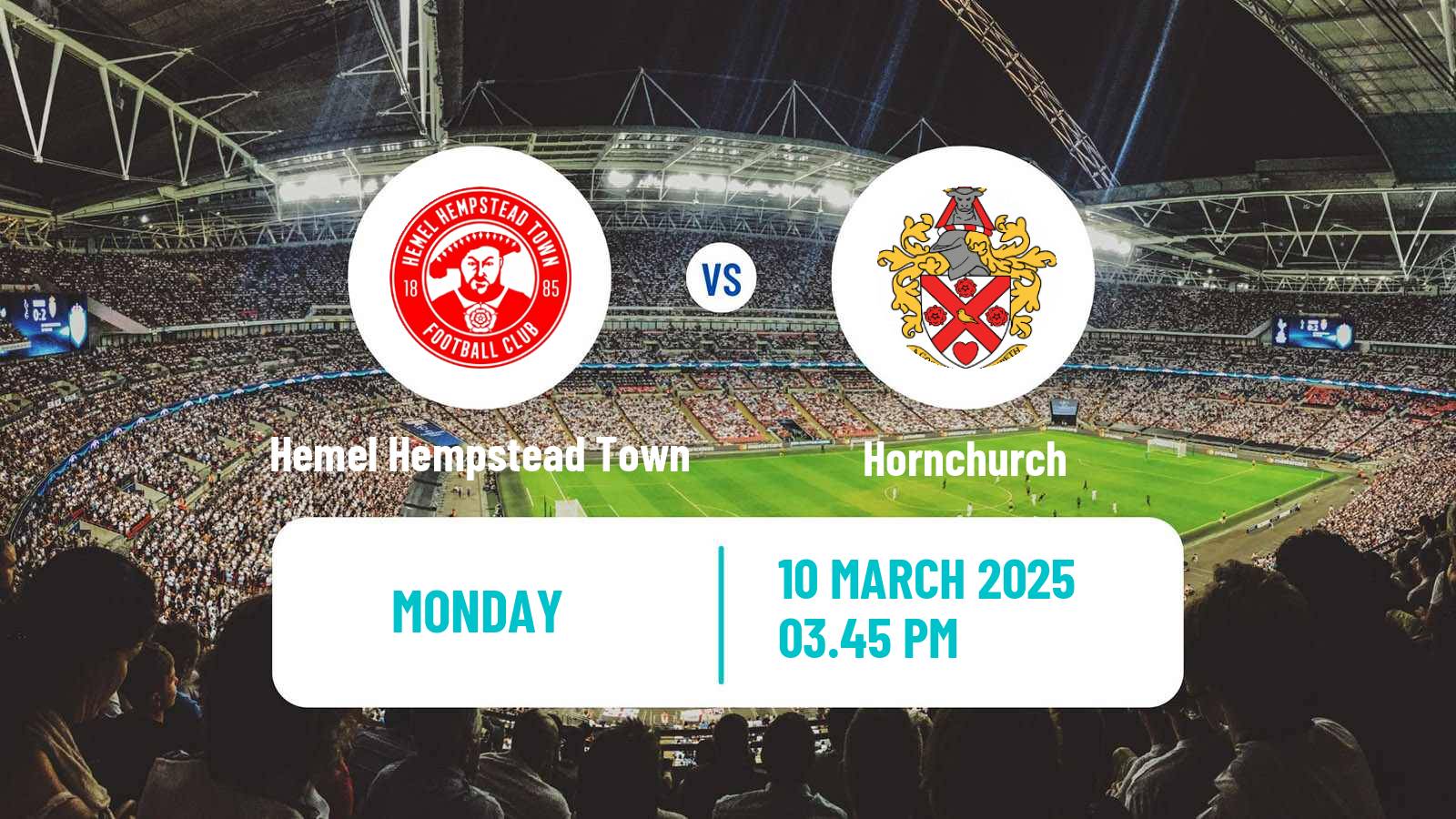 Soccer English National League South Hemel Hempstead Town - Hornchurch