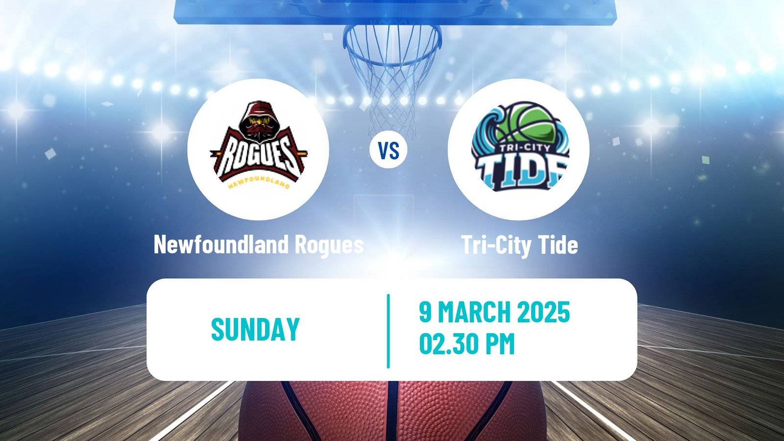 Basketball Canadian Super League Basketball Newfoundland Rogues - Tri-City Tide