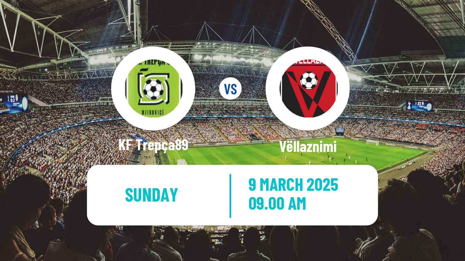 Soccer Kosovo Liga e Pare Trepça89 - Vëllaznimi
