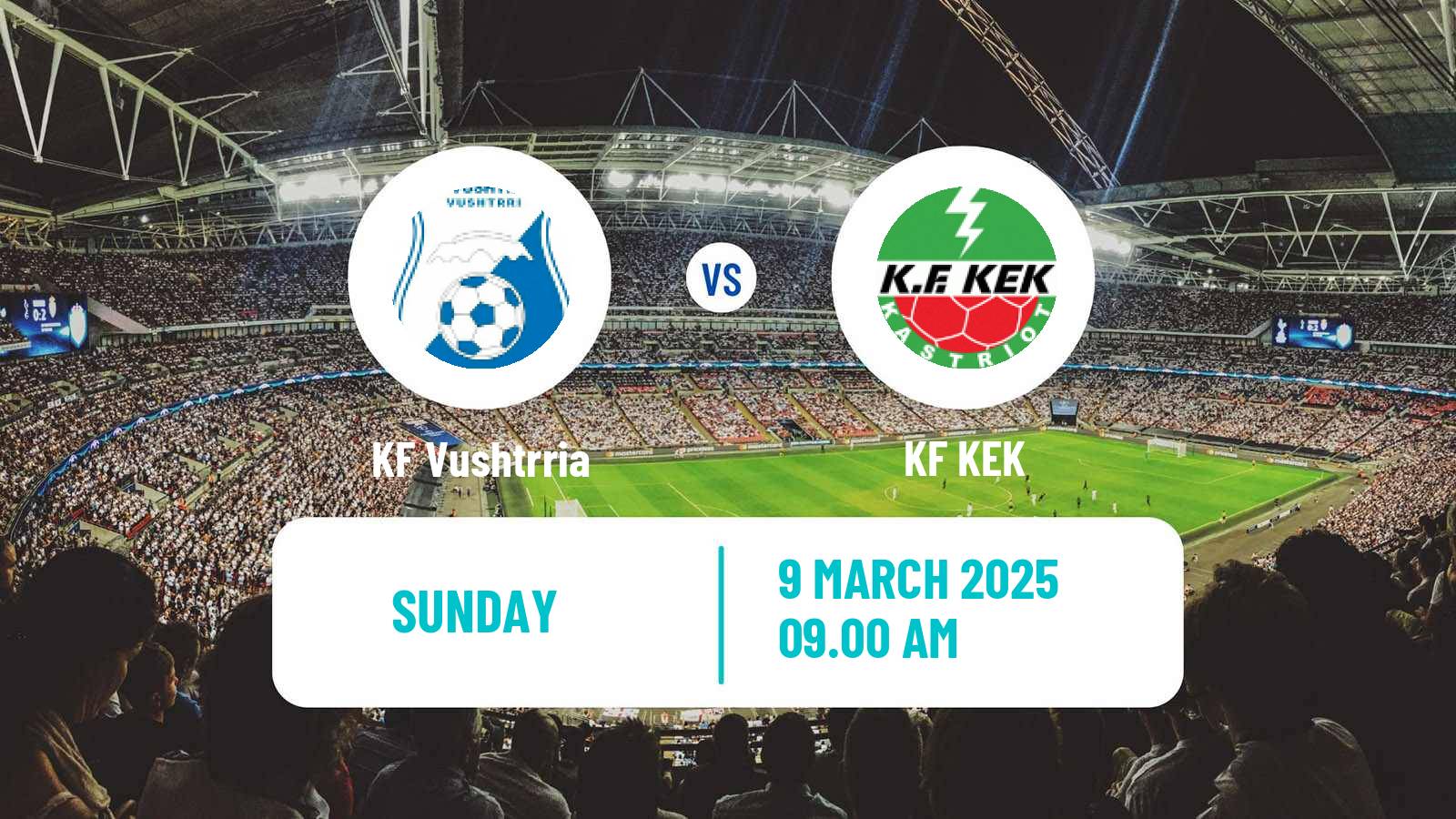 Soccer Kosovo Liga e Pare Vushtrria - KEK