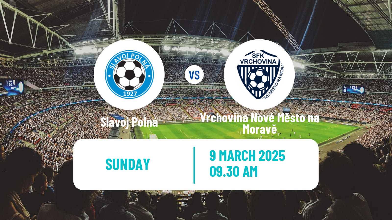 Soccer Czech Division D Slavoj Polná - Vrchovina Nové Město na Moravě